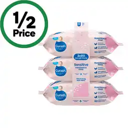 Woolworths Curash Baby Wipes x 80 offer