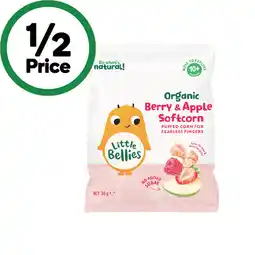 Woolworths Little Bellies Organic Softcorn 30g or Puffs 35g offer