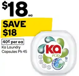 Woolworths Ka Laundry Capsules offer