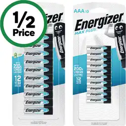 Woolworths Energizer Max Plus AA or AAA Batteries offer