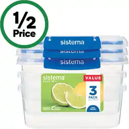 Woolworths Sistema Klip It Plus Rectangle offer