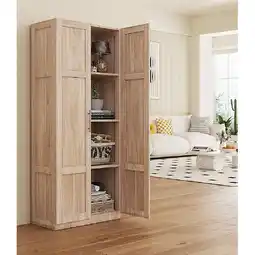 Woolworths Artiss Buffet Sideboard Cupboard Cabinet Pantry Organiser Adjustable Shelves offer