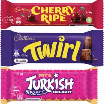 Coles Cadbury Chocolate Bar-50g offer