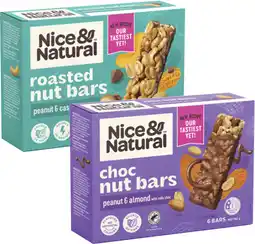 Coles Nice & Natural Nut Bars-192g offer
