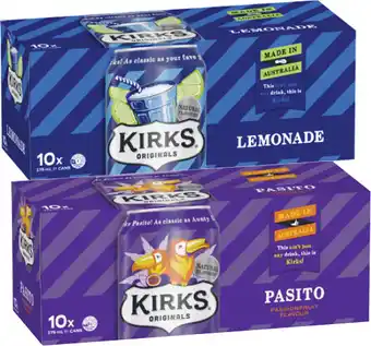 Coles Kirks Soft Drink offer