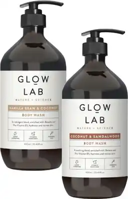 Coles Glow Lab Body Wash offer