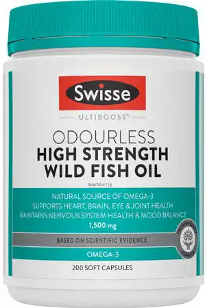 Coles Swisse Ultiboost Odourless High Strength Wild Fish Oil Capsules offer