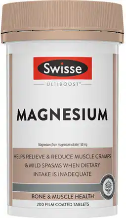 Coles Swisse Ultiboost Magnesium Tablets offer