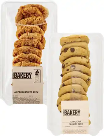 Coles Coles Bakery Cookies or Biscuits 12 Pack offer