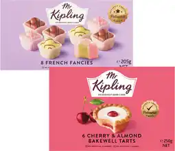 Coles Mr Kipling French Fancies or Bakewell Tarts 205g-250g offer
