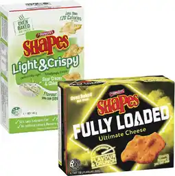 Coles Arnott's Fully Loaded or Light & Crispy Shapes 120g-130g offer