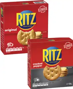 Coles Ritz Crackers-227g offer