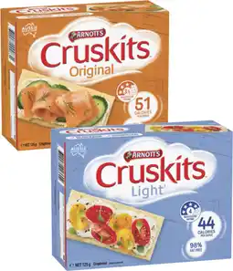 Coles Arnott's Cruskits Crispbread offer