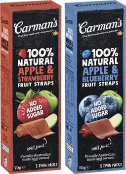 Coles Carman's Fruit Straps offer