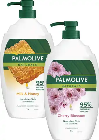 Coles Palmolive Naturals Body Wash offer
