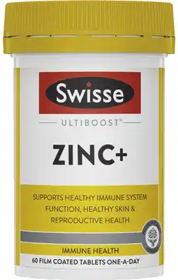 Coles Swisse Ultiboost Zinc+ Tablets offer