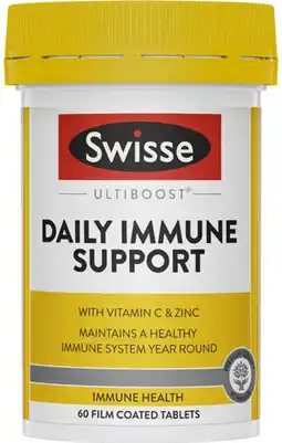 Coles Swisse Ultiboost Daily Immune Support Tablets offer