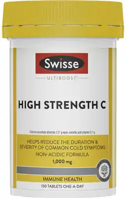 Coles Swisse Ultiboost High Strength C Tablets offer