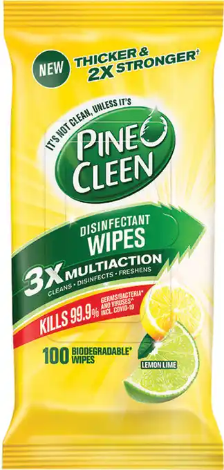 Coles Pine O Cleen Disinfectant Wipes offer