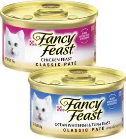 Coles Fancy Feast Classic or Creamy Delights Cat Food 85g offer