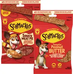 Coles Schmackos Dog Treats-200g offer