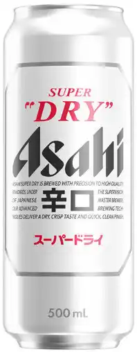 Coles Asahi Super Dry Cans offer