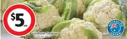 Coles Australian Cauliflower offer