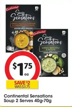 Coles Continental Sensations Soup 2 Serves offer