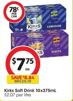 Coles Kirks Soft Drink offer