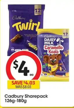 Coles Cadbury Sharepack offer