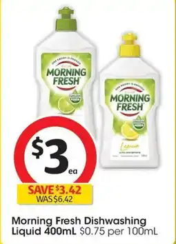 Coles Morning Fresh Dishwashing Liquid offer