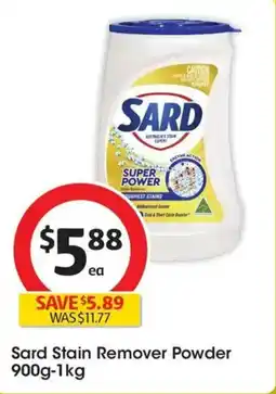Coles Sard Stain Remover Powder offer