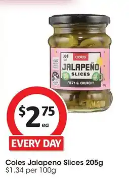 Coles Coles Jalapeno Slices offer