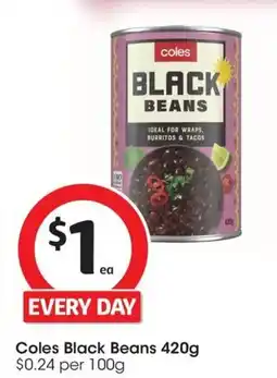Coles Coles Black Beans offer