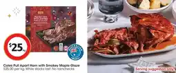 Coles Coles Pull Apart Ham with Smokey Maple Glaze offer