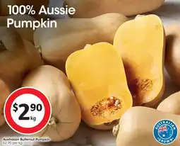 Coles Australian Butternut Pumpkin offer