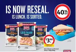 Coles Don Sliced or Shaved Meat offer