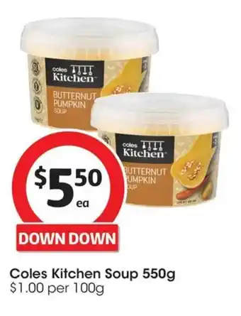 Coles Coles Kitchen Soup offer