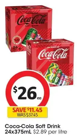 Coles Coca Cola Soft Drink offer