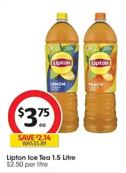 Coles Lipton Ice Tea offer