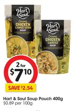 Coles Hart & Soul Soup Pouch offer