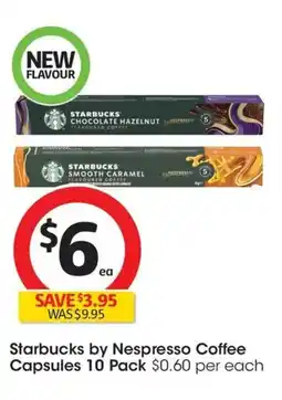 Coles Starbucks by Nespresso Coffee Capsules offer