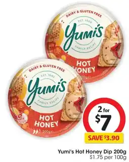 Coles Yumi's Hot Honey Dip offer
