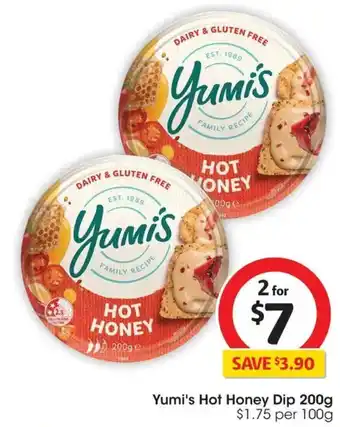 Coles Yumi's Hot Honey Dip offer