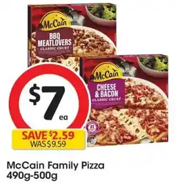 Coles McCain Family Pizza offer
