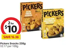 Coles Pickers Snacks offer