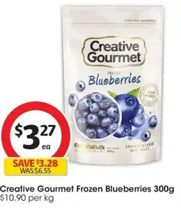 Coles Creative Gourmet Frozen Blueberries offer