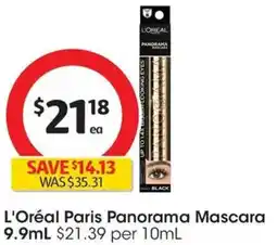Coles L'Oréal Paris Panorama Mascara offer