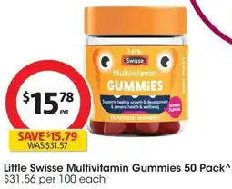 Coles Little Swisse Multivitamin Gummies offer