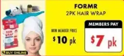 Lincraft Formr 2pk hair wrap offer